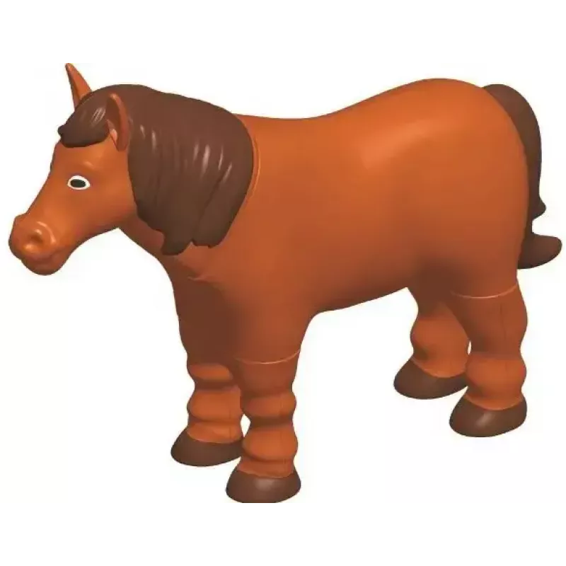 MALIK Magnetic Mini Animals Set 62333 — Ūkio tematikos magnetinių žaislų figūrėlės mažyliams