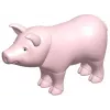 MALIK Magnetic Mini Animals Set 62333 — Ūkio tematikos magnetinių žaislų figūrėlės mažyliams