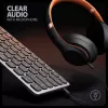 Axagon HMC-KB-CRL, USB 5Gbps šakotuvas su klaviatūra, HDMI 4K/60Hz, 3x USB-A, SD/mSD, garso lizdas, PD100, kirilicos išdėstymas