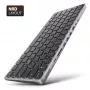„Axagon HMC-KB-NRD“ USB 5Gbps centrinė stotelė su klaviatūra, HDMI 4K/60Hz, 3x USB-A, SD/mSD, garsu, PD100, Šiaurės šalių išdėstymas