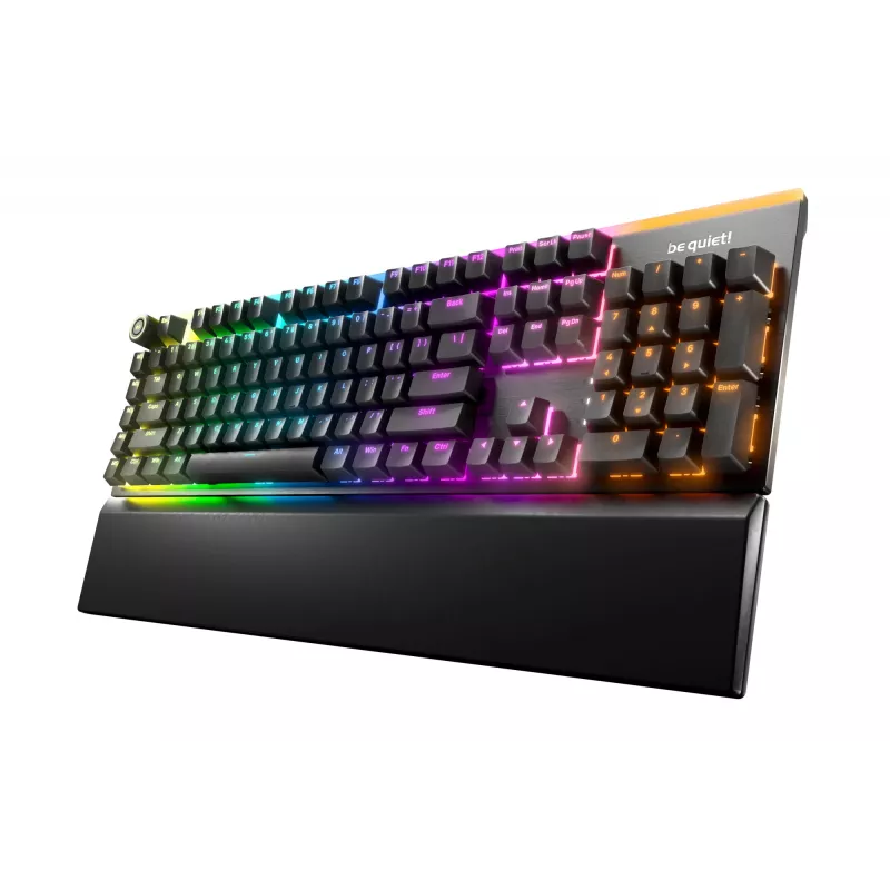 be quiet! Light Mount Silent Linear US ANSI klaviatūra Žaidimų USB QWERTY US English Juoda