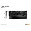Mechaninė žaidimų klaviatūra be quiet! Light Mount Silent Tactile USB QWERTY US English, RGB, pilno dydžio, USB Type-A – Type-C laidas