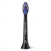 Philips Sensitive HX6052/88 2 vnt. šepetėlių galvučių rinkinys, 2 vnt., juoda, 3 mėn., itin minkšta, Philips, Philips Sonicare