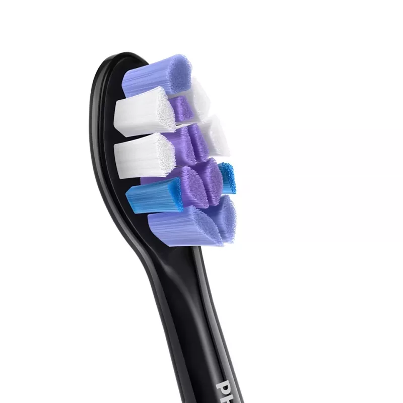Philips Sensitive HX6052/88 2 vnt. šepetėlių galvučių rinkinys, 2 vnt., juoda, 3 mėn., itin minkšta, Philips, Philips Sonicare
