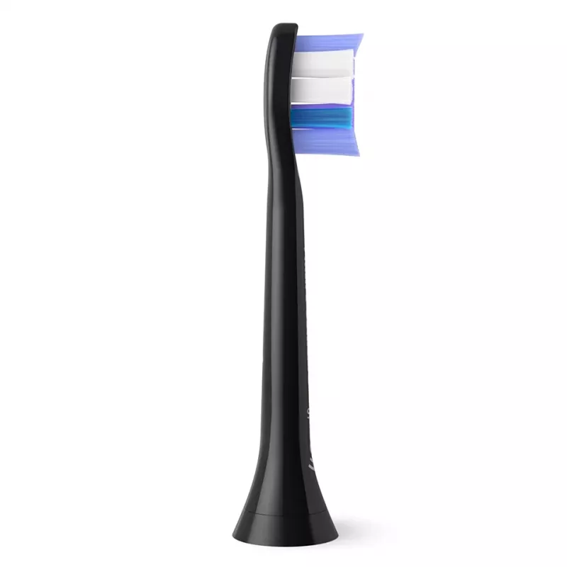 Philips Sensitive HX6052/88 2 vnt. šepetėlių galvučių rinkinys, 2 vnt., juoda, 3 mėn., itin minkšta, Philips, Philips Sonicare