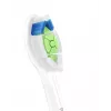Dantų šepetėlių galvutės Philips HX6062/87 keičiamos 2 vnt. pakuotėje, vidutinio kietumo šereliai, baltos