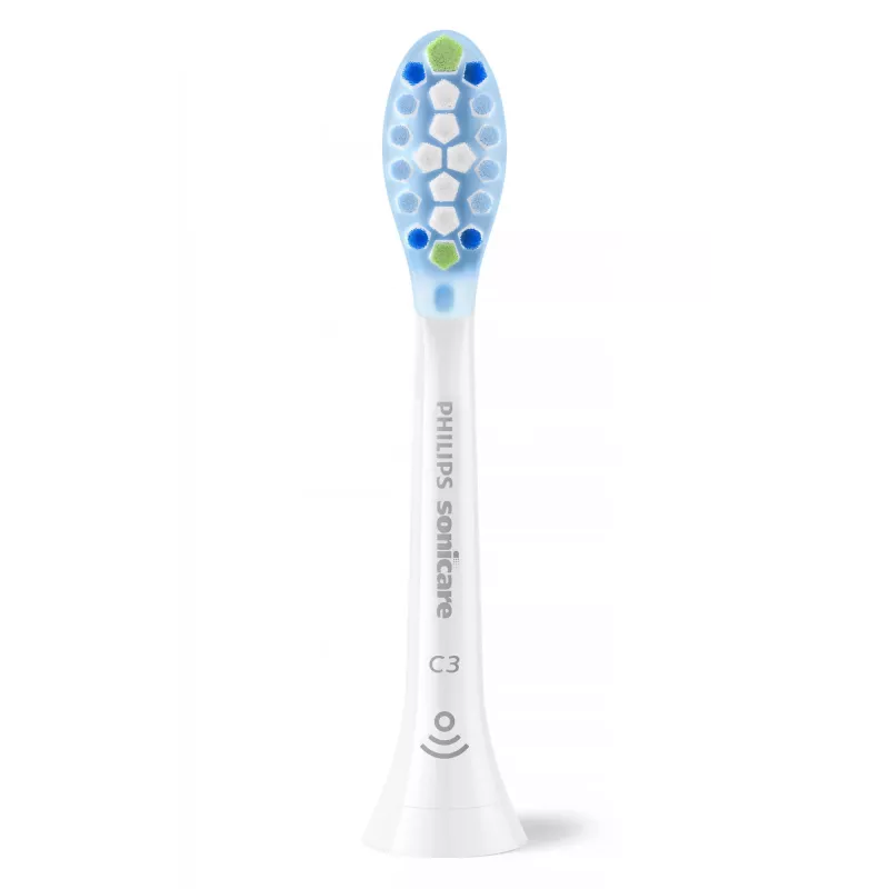 Philips Premium Plaque Defence HX9042/87 2 vnt. šepetėlių galvutės, 2 vnt., balta, 3 mėn., vidutinė, Philips