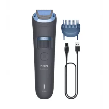 “Philips Beard Trimmer 3000” serijos BT3617/15 barzdos kirpimo mašinėlė su užapvalintais antgaliais