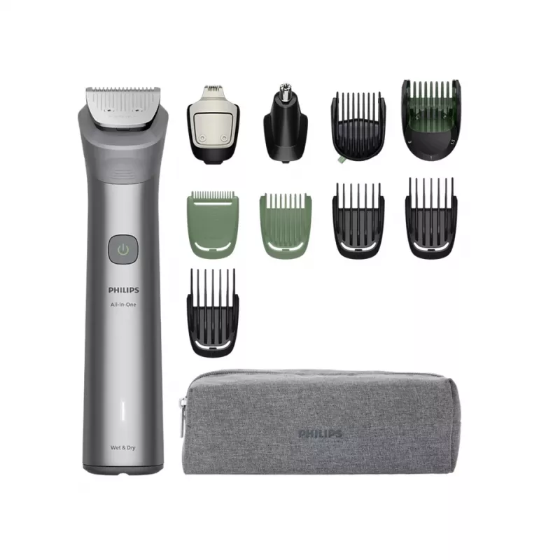 Kirpimo mašinėlė Philips All-in-One Trimmer 5000 Series MG5941/15 šviesiai pilka, 11-in-1
