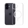 Telefono dėklas 3MK, skirtas Apple iPhone 17, permatomas TPU/PU dėklas, 6,3 colio (16 cm) ekranui