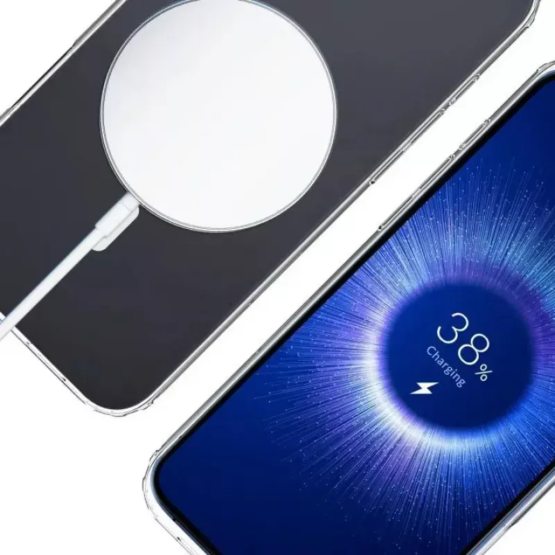 Telefono dėklas 3MK, skirtas Apple iPhone 17, permatomas TPU/PU dėklas, 6,3 colio (16 cm) ekranui