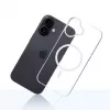Telefono dėklas 3MK, skirtas Apple iPhone 17, permatomas TPU/PU dėklas, 6,3 colio (16 cm) ekranui