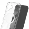 Telefono dėklas 3MK, skirtas Apple iPhone 17, permatomas TPU/PU dėklas, 6,3 colio (16 cm) ekranui