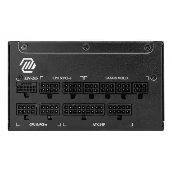 MSI MAG A1000GL PCIE5 II maitinimo blokas 1000 W 24 kontaktų ATX ATX juodas