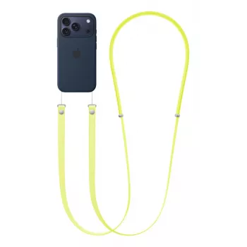 „Apple“ kryžminis dirželis, Neon Geltona, 2,08 m, rPET, nerūdijantis plienas