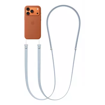 Dirželis Apple kryžminis dirželis šviesiai mėlynas 2,08 m rPET nerūdijantis plienas