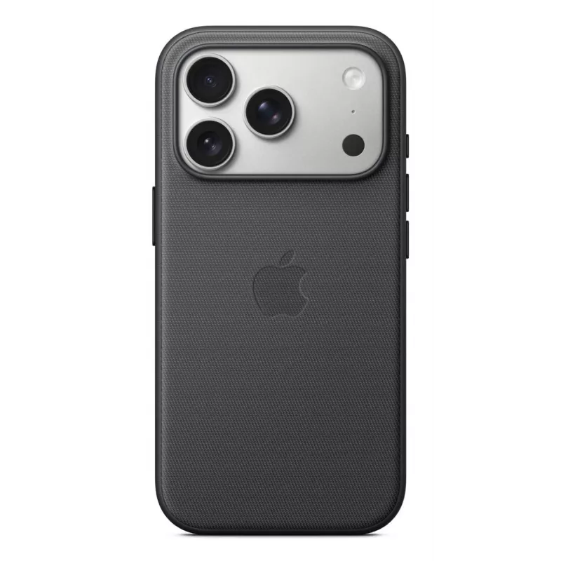 Dangtelis Apple iPhone 17 Pro TechWoven Case su MagSafe Juoda