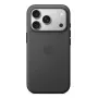 Dangtelis Apple iPhone 17 Pro TechWoven Case su MagSafe Juoda