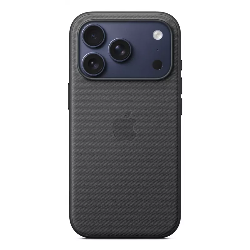 Dangtelis Apple iPhone 17 Pro TechWoven Case su MagSafe Juoda