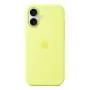 Dėklas Apple iPhone 17 Silikoninis dėklas su MagSafe Neon Geltona