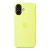 Dėklas Apple iPhone 17 Silikoninis dėklas su MagSafe Neon Geltona