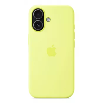 Dėklas Apple iPhone 17 Silikoninis dėklas su MagSafe Neon Geltona