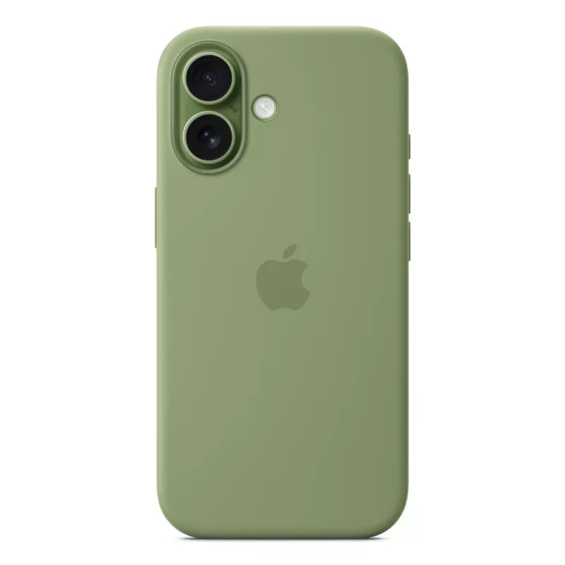 Silikoninis dėklas Apple iPhone 17 MagSafe Light Moss žalias