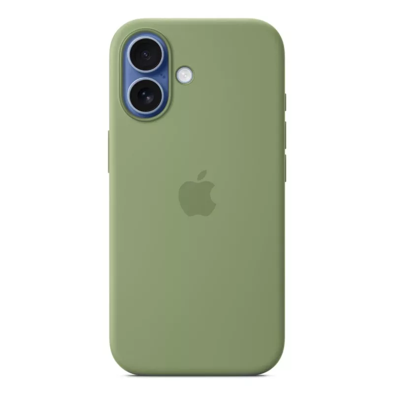 Silikoninis dėklas Apple iPhone 17 MagSafe Light Moss žalias