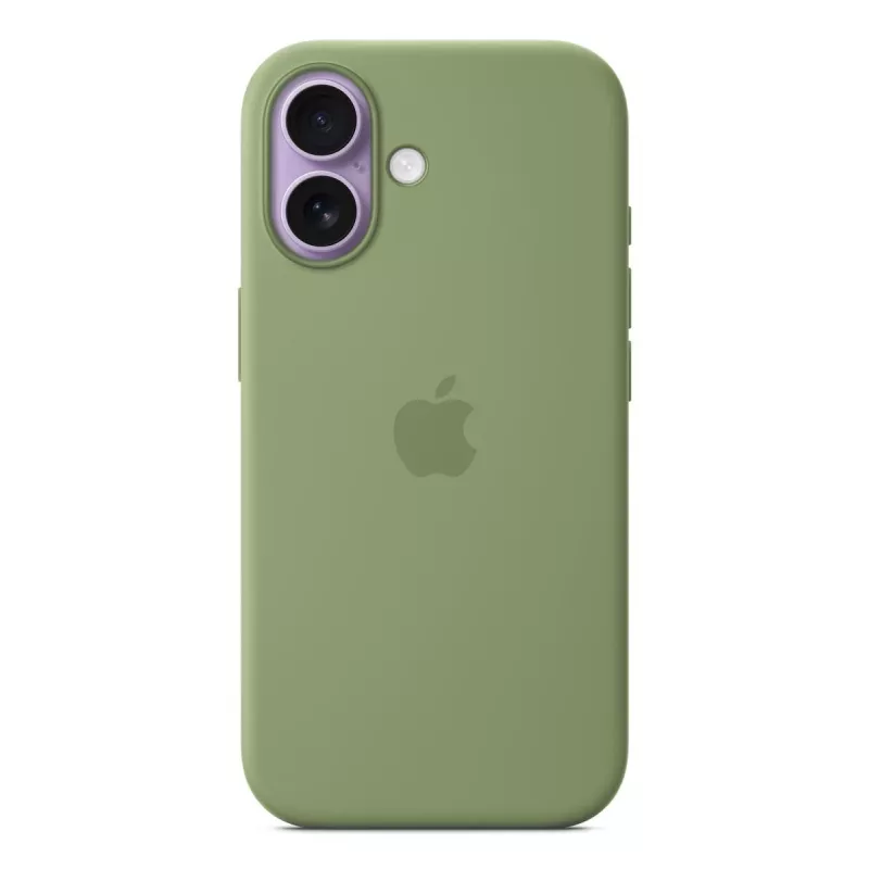 Silikoninis dėklas Apple iPhone 17 MagSafe Light Moss žalias