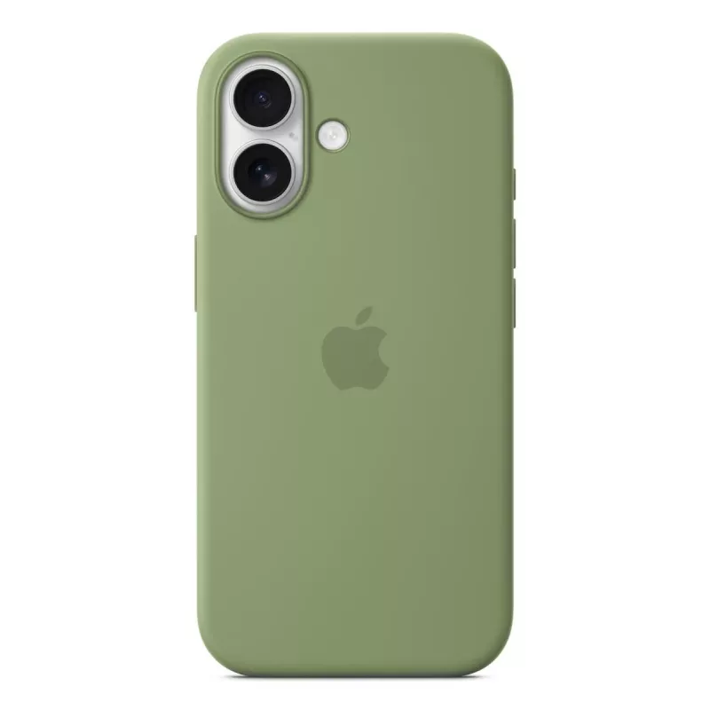 Silikoninis dėklas Apple iPhone 17 MagSafe Light Moss žalias