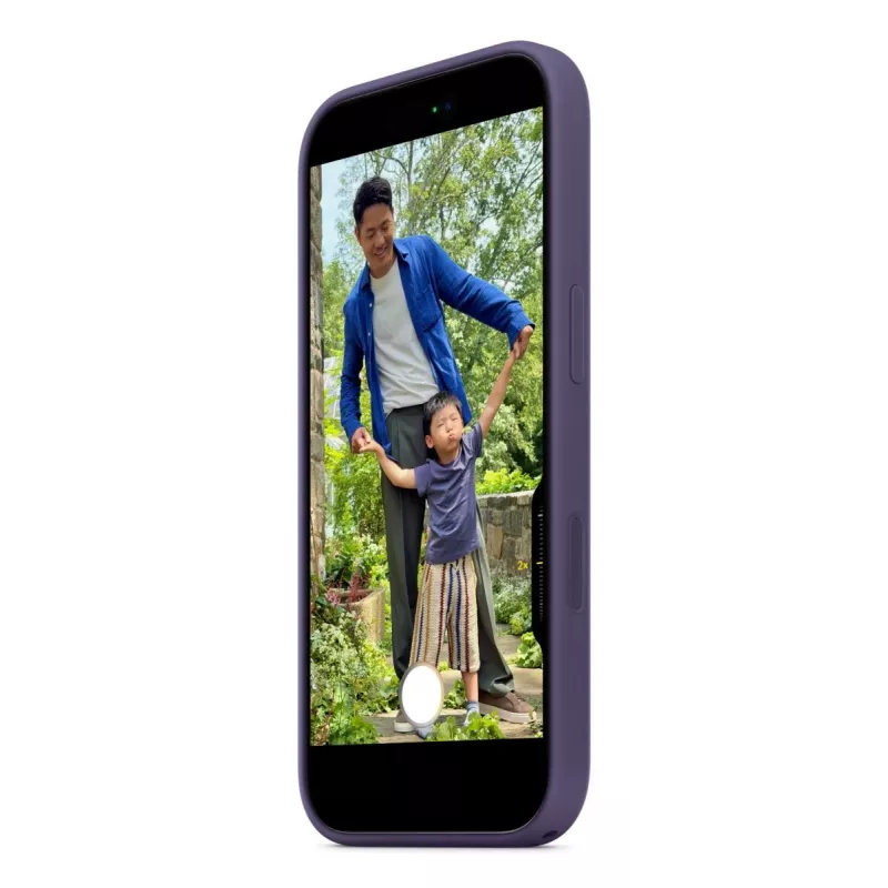 Silikono dėklas Apple iPhone 17 Purple Fog dangtelis vienspalvis