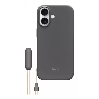 APPLE Beats iPhone 17 - atverčiamas dėklas su stovu, MagSafe ir kameros valdymu - Granito pilkumo
