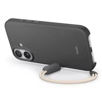 APPLE Beats iPhone 17 - atverčiamas dėklas su stovu, MagSafe ir kameros valdymu - Granito pilkumo