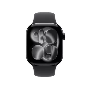 Išmanusis laikrodis Apple Watch Series 11 GPS + Cellular 42mm Jet Black Aluminium Case Black Sport Band S/M