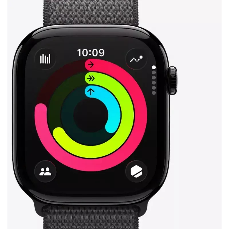 Išmanusis laikrodis Apple Watch Series 11 GPS + Cellular 42mm Jet Black Aluminium Case Black Sport Band S/M