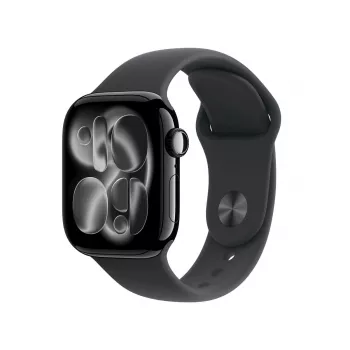 Išmanusis laikrodis Apple Watch Series 11 GPS + Cellular 42mm Jet Black Aluminium Case Black Sport Band S/M