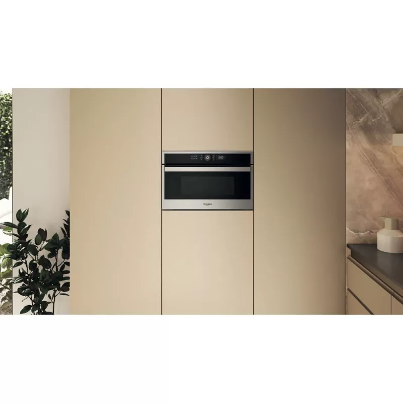 Whirlpool WMD44MX Nerūdijančio plieno Grill mikrobangų krosnelė Įmontuojama 31 L 1000 W