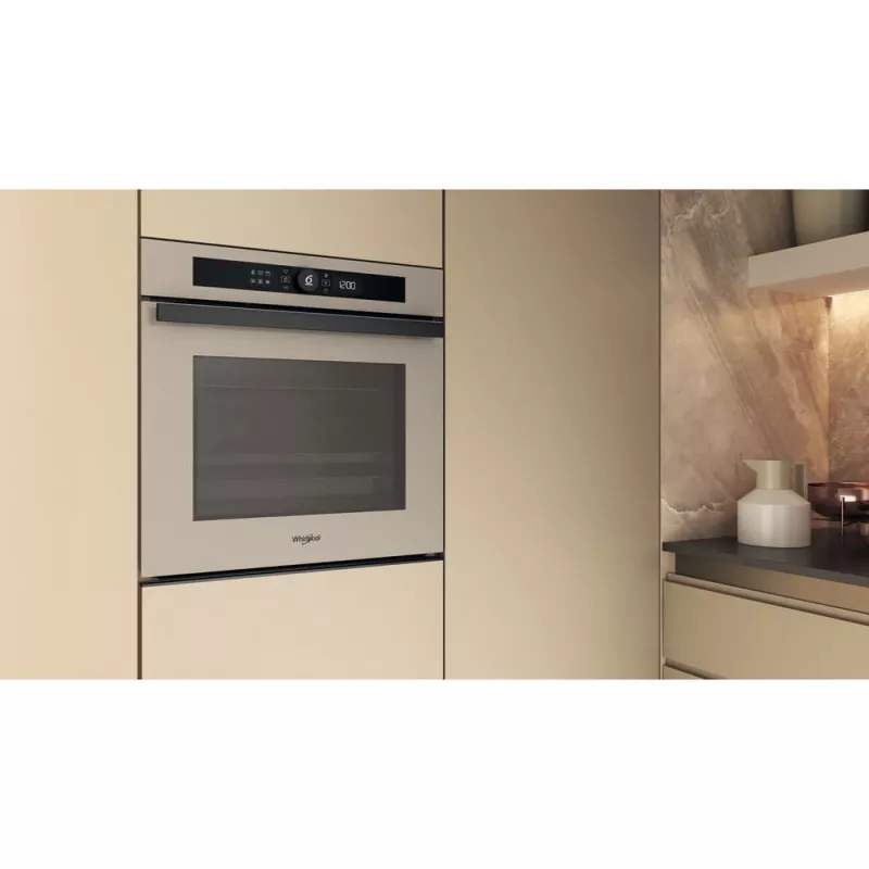 Įmontuojama orkaitė WHIRLPOOL WOI4S8HM2SEA 6th Sense Hid Steam+ Urban Beige