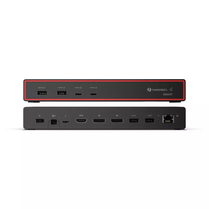 Lenovo ThinkPad Thunderbolt 4 Smart Dock Gen2 7500 laidinė juoda 100 W maitinimo tiekimas 2500 Mbit/s