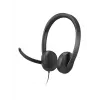 Lenovo VoIP Headset 5000 Laidinės ausinės su galvos lankeliu Biurui / Skambučių centrui USB Type-C Juodos