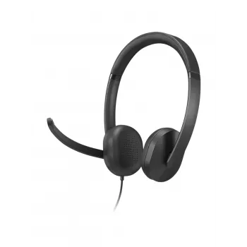 Lenovo VoIP Headset 5000 Laidinės ausinės su galvos lankeliu Biurui / Skambučių centrui USB Type-C Juodos
