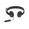Lenovo VoIP Headset 5000 Laidinės ausinės su galvos lankeliu Biurui / Skambučių centrui USB Type-C Juodos