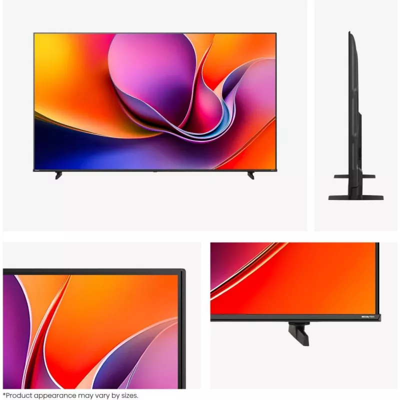 Hisense 65A6Q televizorius 165,1 cm (65 col.) 4K Ultra HD išmanusis televizorius Wi-Fi juodas 330 cd/m²
