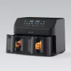 Karšto oro gruzdintuvė Maestro MR-758, du krepšeliai po 2×4,5 l talpos, 1400–1800W, reguliuojama 80–200°C, 8 programos, 30 min laikmatis