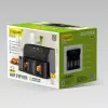 Karšto oro gruzdintuvė Maestro MR-758, du krepšeliai po 2×4,5 l talpos, 1400–1800W, reguliuojama 80–200°C, 8 programos, 30 min laikmatis