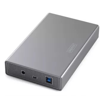 HDD korpusas Digitus DA-71106-1 USB 3.0 3.5 colio SATA 16TB aliuminis