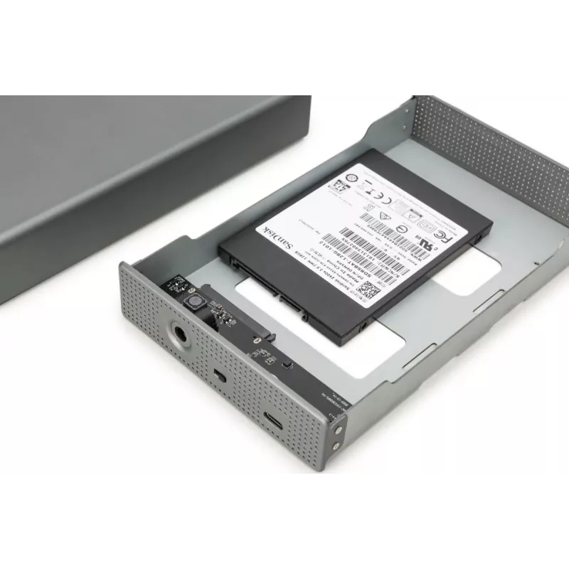 HDD korpusas Digitus DA-71106-1 USB 3.0 3.5 colio SATA 16TB aliuminis