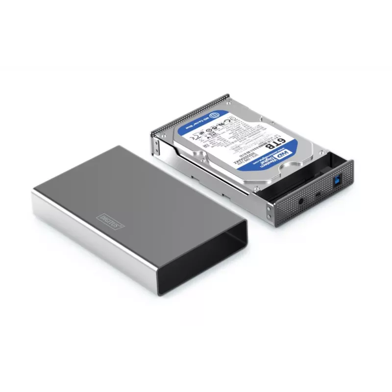 HDD korpusas Digitus DA-71106-1 USB 3.0 3.5 colio SATA 16TB aliuminis
