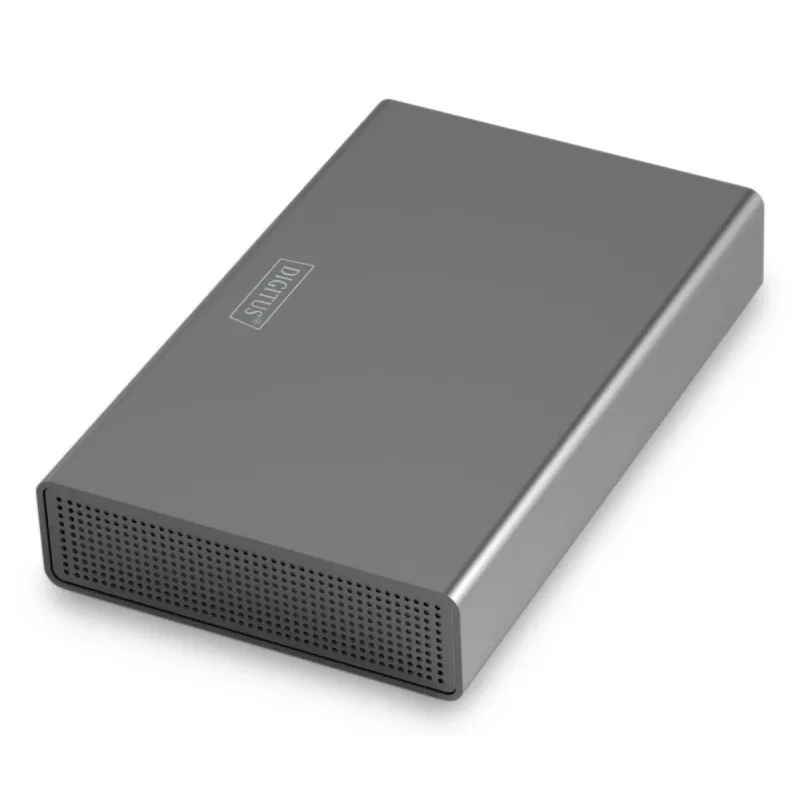 HDD korpusas Digitus DA-71106-1 USB 3.0 3.5 colio SATA 16TB aliuminis