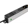 DIGITUS PDU - Aliuminis montuojamas dažnio filtras 2 m 16 A 3600 W 230 V AC 50/60 Hz 7x apsauga 2x lizdas